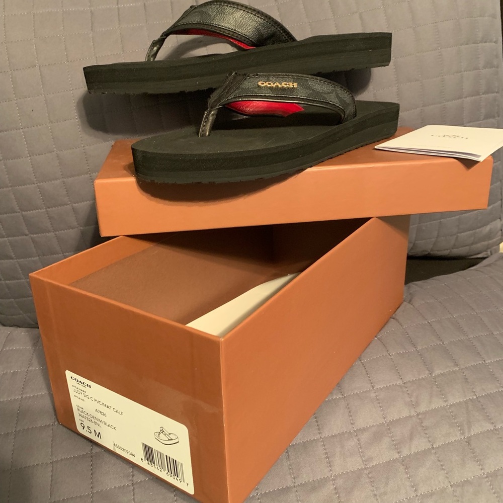 Signature Coach Sandals - Never Been Worn
